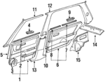 83500SH4A32ZD - Body: Door Trim Panel for Honda: Civic Image