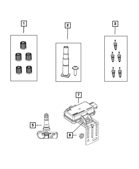 Tire Monitoring System for 2022 Jeep Wrangler #0
