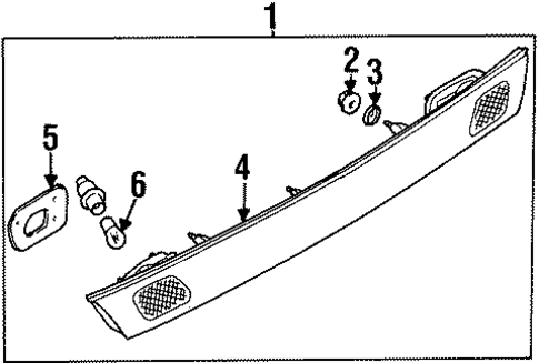 Backup Lamps for 1997 Dodge Avenger #0
