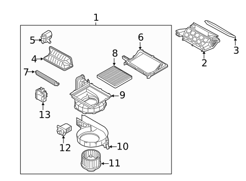 Automatic Temperature Controls for 2014 Kia Cadenza #1