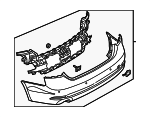 8W6807065AGRU - Body: Bumper Cover for Audi Image