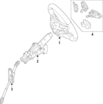 4474620300 - Steering: Steering Column for Mercedes-Benz Image