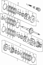 22542PA9000 - Transmission - Automatic: SEAT, CLUTCH SPRING for Honda Image