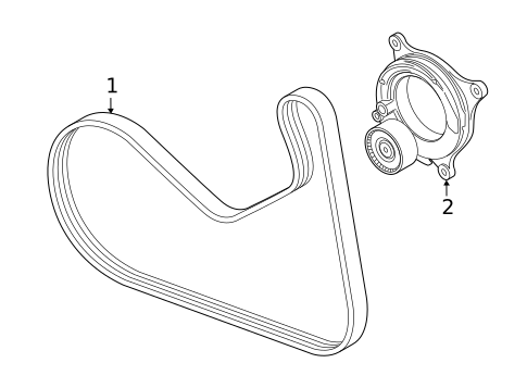 Belts & Pulleys for 2016 BMW 740i #0