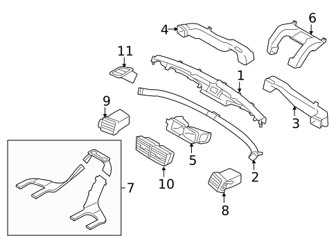 Ducts for 2013 Subaru Forester #0