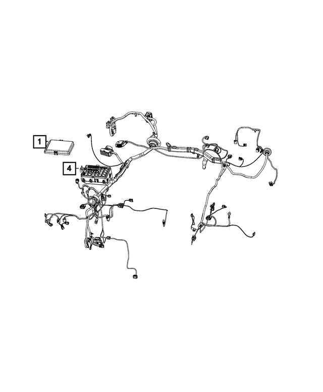 68430148AA - Electrical: Power Distribution Center Cover for Mopar Image