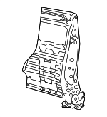 5191093AA - Body: Seat Back Frame for Chrysler: Town &amp; Country | Dodge: Grand Caravan Image