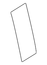 LR174341 - Body: Window Trim for Land Rover: Defender 110, Defender 130, Defender 90 Image