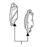 DA06MEG09PNW - Brakes: Value Advantageâ„¢ PAD KIT-FRONT for INFINITI: EX35, EX37, FX35, FX37, FX45, FX50, G25, G35, G37, M35, M35h, M37, M45, M56, Q40, Q45, Q70, Q70L, QX50, QX70 Image