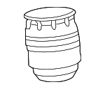 51722TGVA01 - Suspension: Bumper for Acura: TLX Image