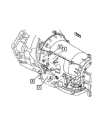4578071AA - Automatic Transmission 5 Speed [DGJ]: Cable Mounting Bracket for Mopar Image