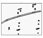 634600E200 - Body: Roof Rack for Toyota: Highlander Image