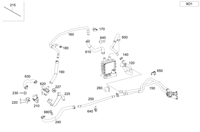 253470590064 - : Fuel Line for Mercedes-Benz Image