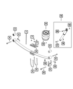 68106102AE - Rear Suspension: Rear Leaf Spring, Left for Mopar Image
