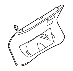 8E5867975F2Z3 - Body: Trunk Lid Trim for Audi: A4, A4 Quattro, RS4, S4 Image