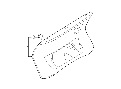 Interior Trim - Trunk for 2006 Audi A4 Quattro #0