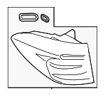 63217341515 - : Tail Lamp for BMW: 535i GT, 535i GT xDrive, 550i GT, 550i GT xDrive Image