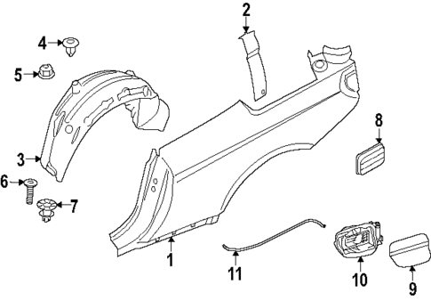 Quarter Panel & Components for 2017 BMW 650i xDrive #0