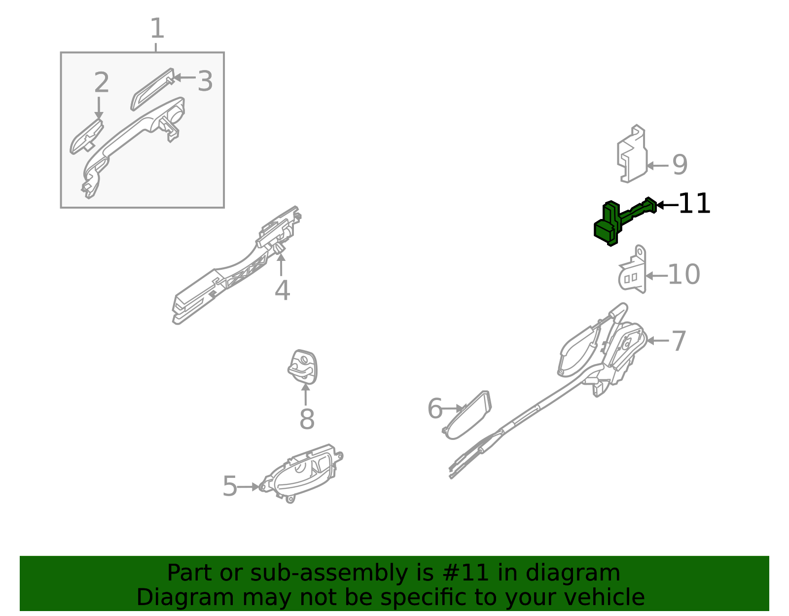 2007-2012 Nissan Altima Door Check 82430-ZX60A | OEM Parts Online