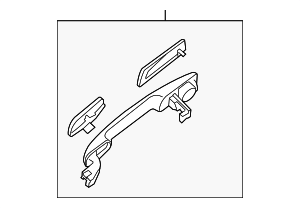 82606ZN94A - : Exterior Door Handle for Nissan: Altima Image