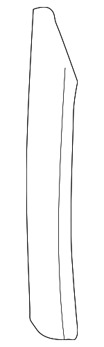 4084350 - Body: Vertical Support for Dodge: B150, B1500, B250, B2500, B350, B3500, Ram 1500 Van, Ram 2500 Van, Ram 3500 Van Image