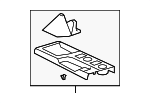 5880535100B0 - Body: Upper Console for Toyota Image