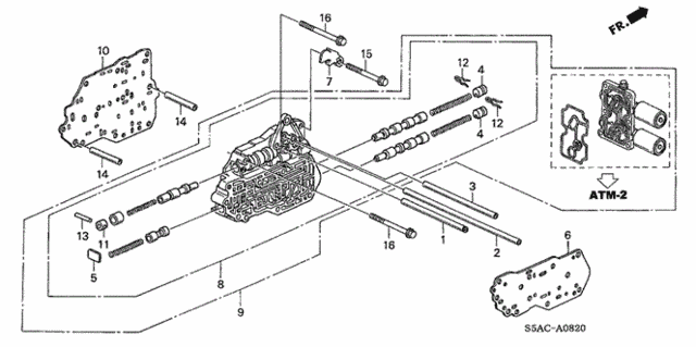 AT Secondary Body for 2005 Honda Civic #0