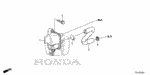 91402SDC000 - Engine: CLIP, TUBE (B12) for Honda Image