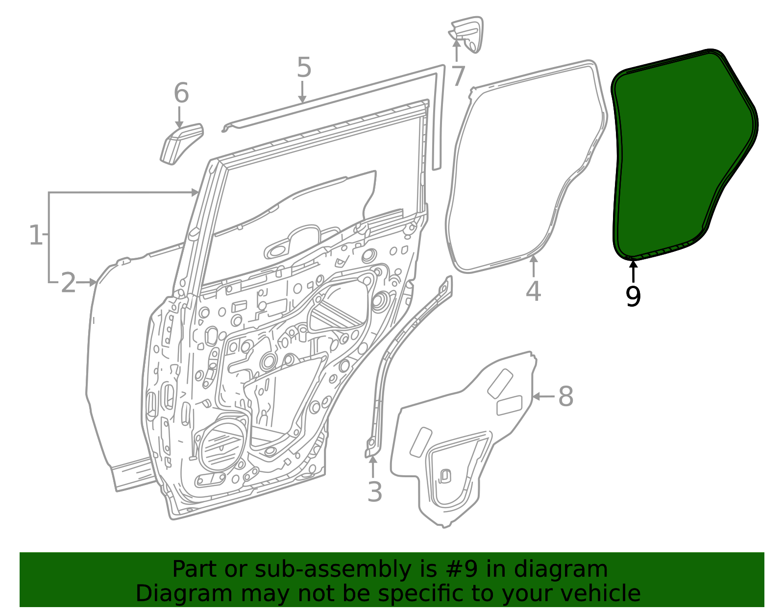 TOYOTA パトロールカー パーツカタログ 2024-2025 Toyota Land Cruiser Access Cover 62332-60121 | Toyota
