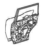 6700360600 - : Door Shell for Toyota: Land Cruiser Image