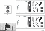 61319475058 - Vehicle Electrical System: Repair Kit, Trim, Central Control Panel for BMW Image