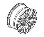 36117884368 - : Wheel, Alloy for BMW Image