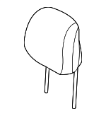 LC5Z78611A08AD - Body: Headrest for Lincoln: Aviator Image