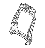 L1MZ5461018H - Body: Seat Back Frame for Ford: Explorer, Police Interceptor Utility | Lincoln: Aviator, Corsair Image