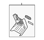 LR099844 - Body: Rear Trim Panel for Land Rover: Range Rover Image