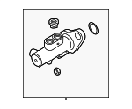 7L8611019F - Brakes: Brake Master Cylinder for Audi Image