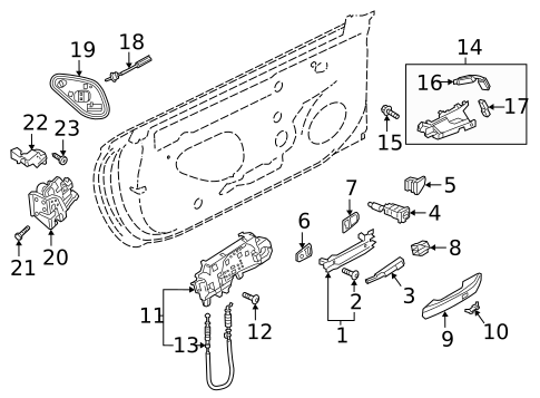 Front Door for 2023 Audi RS5 Sportback #2