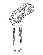8W1837811A - Body: Latch for Audi: A4, A4 allroad, A4 Quattro, A5 Quattro, A5 Sportback, RS5, RS5 Sportback, S4, S5, S5 Sportback Image