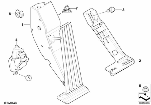 Accelerator Pedal Module for 2001 BMW M3 #0