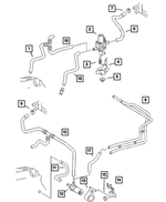 5104488AA - Air Conditioning &amp; Heater: Hose for Mopar Image