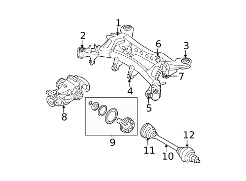 CV Components for 2009 BMW M3 #0