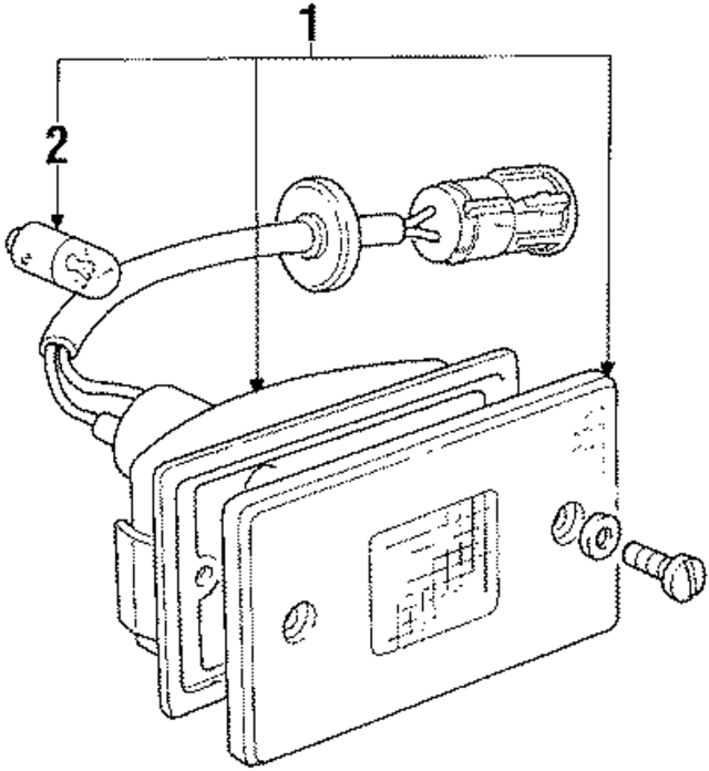 DBC6448 - Electrical: Marker Lamp Assembly for Jaguar Image