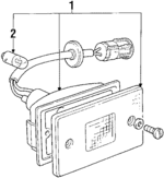 DBC6449 - : Marker Lamp Assembly for Jaguar: Vanden Plas, XJ6 Image