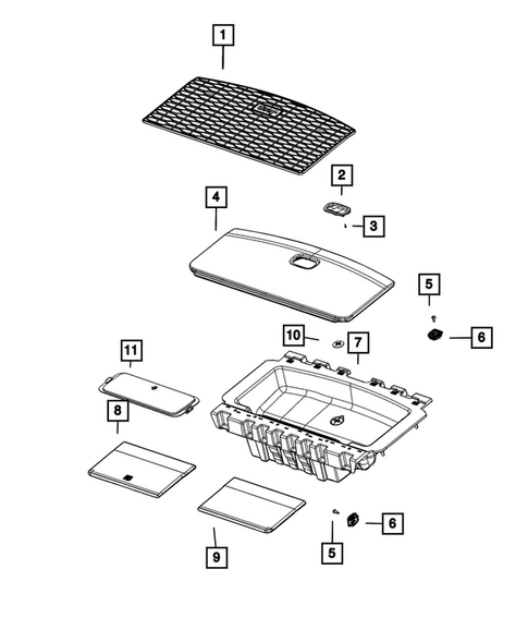Panels - Moldings - Scuff Plates, Pillar, Cowl, 1/4 Panel Trim and Cargo Covers for 2023 Jeep Grand Cherokee L #8
