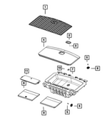 6XQ86TX7AB - Interior Trim: Cargo Mat for Jeep: Grand Cherokee L Image