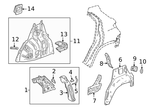 Inner Structure for 2014 Buick Encore #0