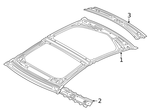 Roof & Components for 2024 Audi A8 Quattro #0