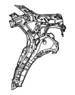 71601T6750 - Body: Inner Quarter Panel for Hyundai Image