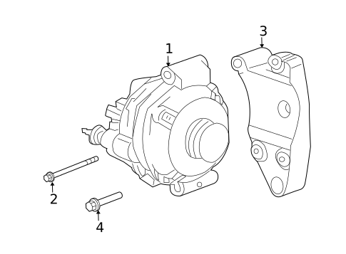 Alternator for 2007 Chrysler 300 #0