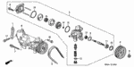 56167P2A003 - Engine: SPACER, PUMP SEAL for Honda Image